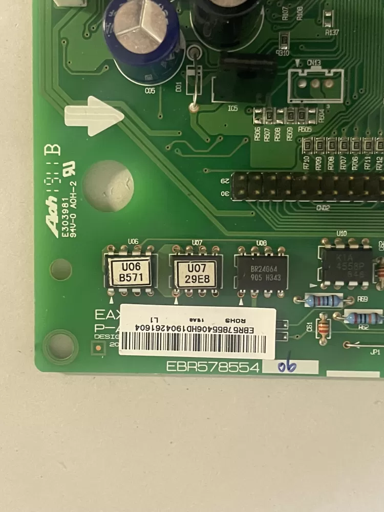 GE EBR57855406 Microwave Control Board Main AZ128595 | KM497