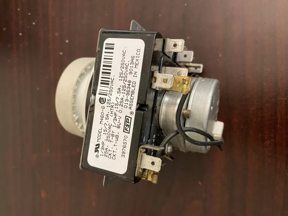 Whirlpool 3976570 PD00003512 3406708 WP3976570 548369 AP6009021 PS11742163 EAP11742163 3976570B KGYS750GT1 KGYS750GZ0 KGYS750GZ1 KGYS750JQ0 KGYS750JQ1 KGYS750JQ2 KGYS750JT0 KGYS750JT1 KGYS750JT2 KGYS750LQ0 Dryer Timer