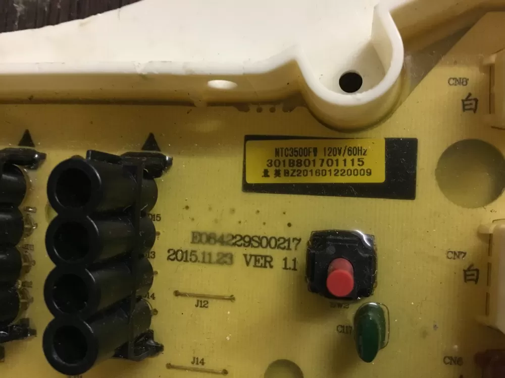 Whirlpool 301B801 701115 Washer Contorl Board AZ11319 | NRV310