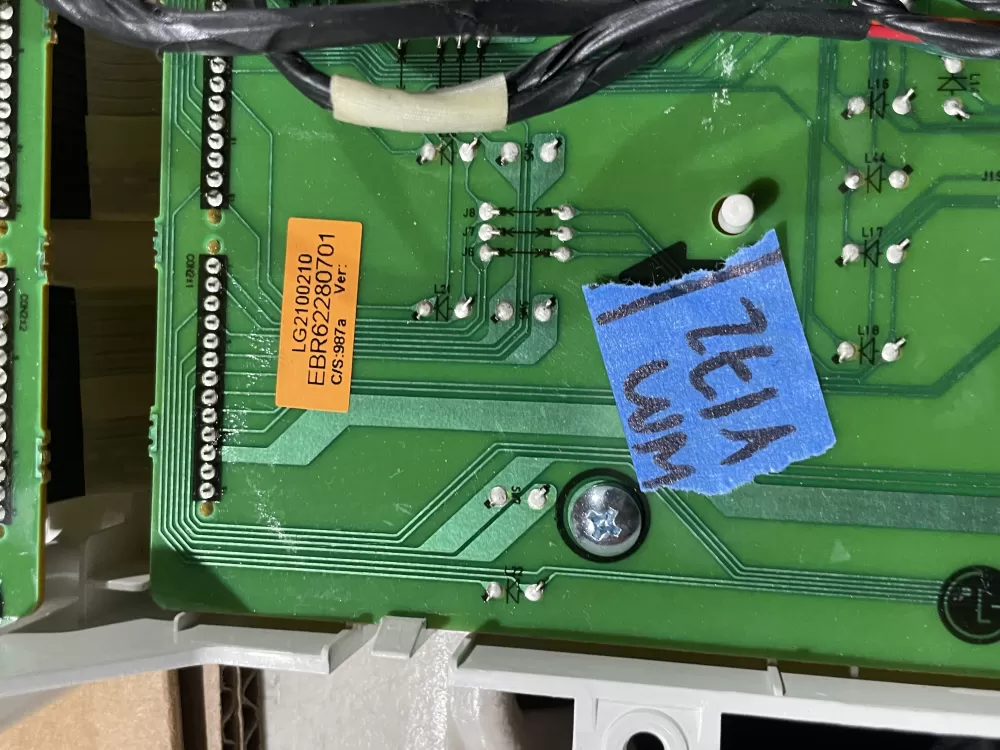 Kenmore LG Whirlpool EBR62280701 Washer Control Board AZ88874 | Wmv172