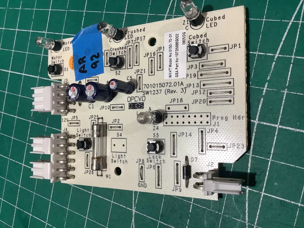 GE 197D5686G002 Refrigerator Control Board AZ187907 | AR92