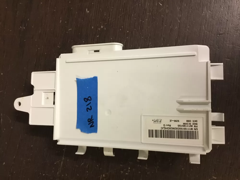 Whirlpool W11538090 W11543996 PS16555300 Washer Control Board AZ15873 | NR218