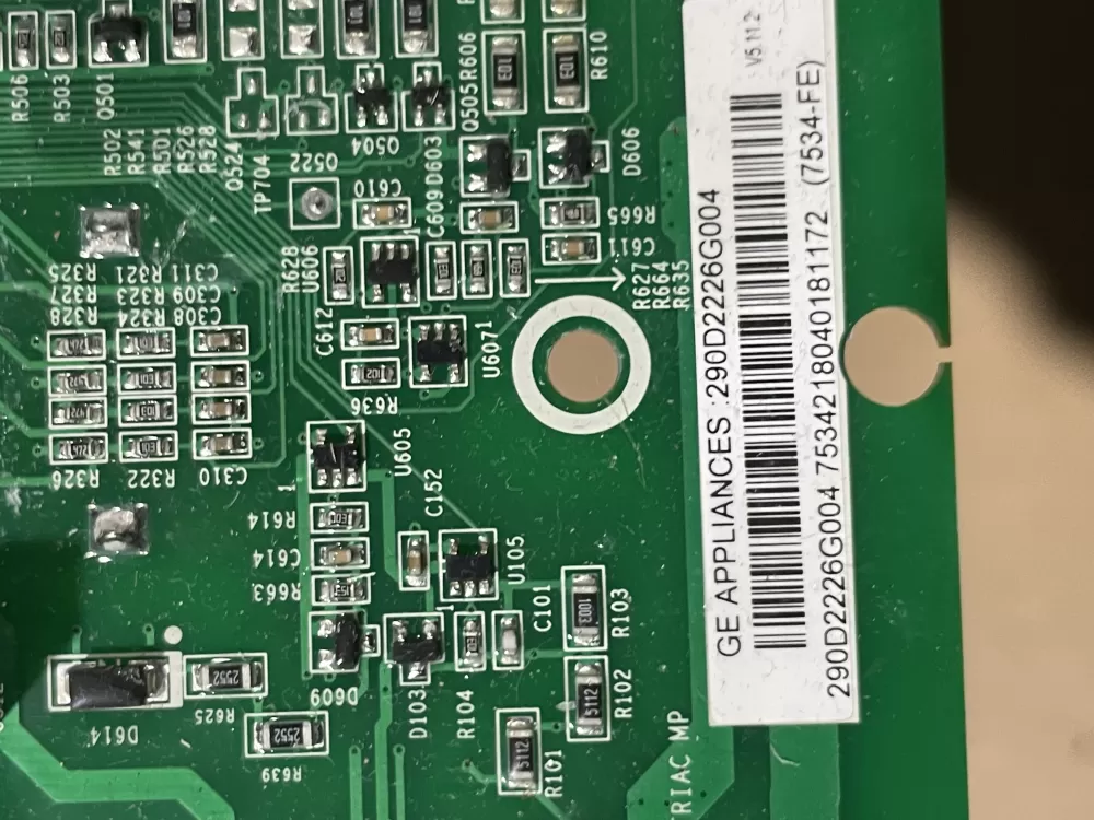 GE WH22X36498 290D2226G004 Washer Control Board AZ91854 | Wm1282