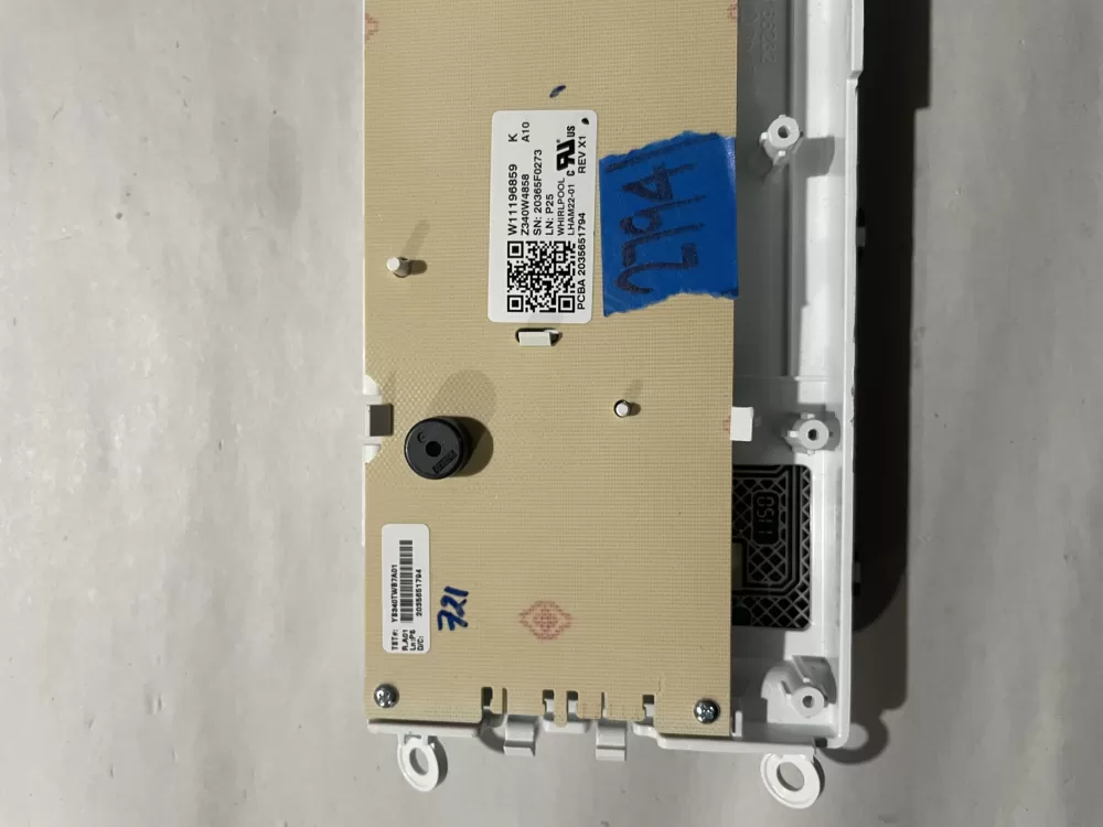 Maytag W11325569 Washer User Interface Control AZ206527 | KM2794