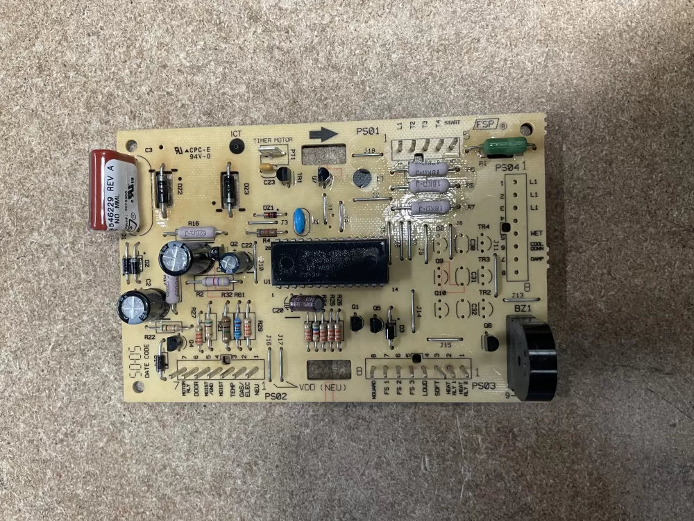 Whirlpool  Kenmore WPW10116565 3976594 3976617 3976617R 3976632 3978922 3978949 3978954 3978954R 8545904 8546229 8546229R Dryer Control Board Electronic