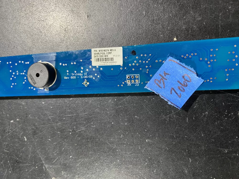 Whirlpool Maytag W10746274 Refrigerator Control Board AZ62992 | BK2060