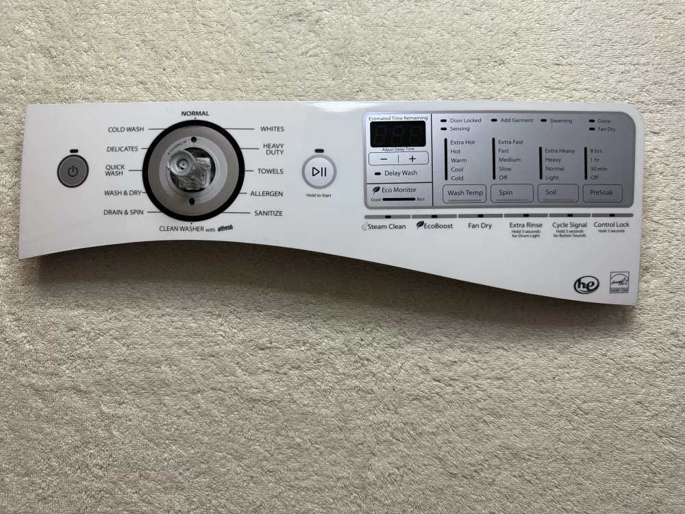 Whirlpool W10391530 W10446418 WPW10446418 Washer Control Panel AZ7464 | V357