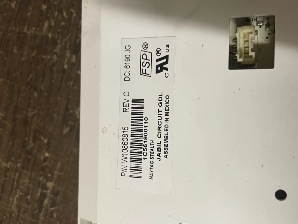 Maytag W10860815 W10899550 PS11769419 Refrigerator Control Board AZ47195 | Wm605