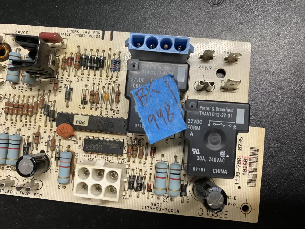 York Coleman 1139-700 1139-83-7002 Furnace Control Board AZ16930 | BK998