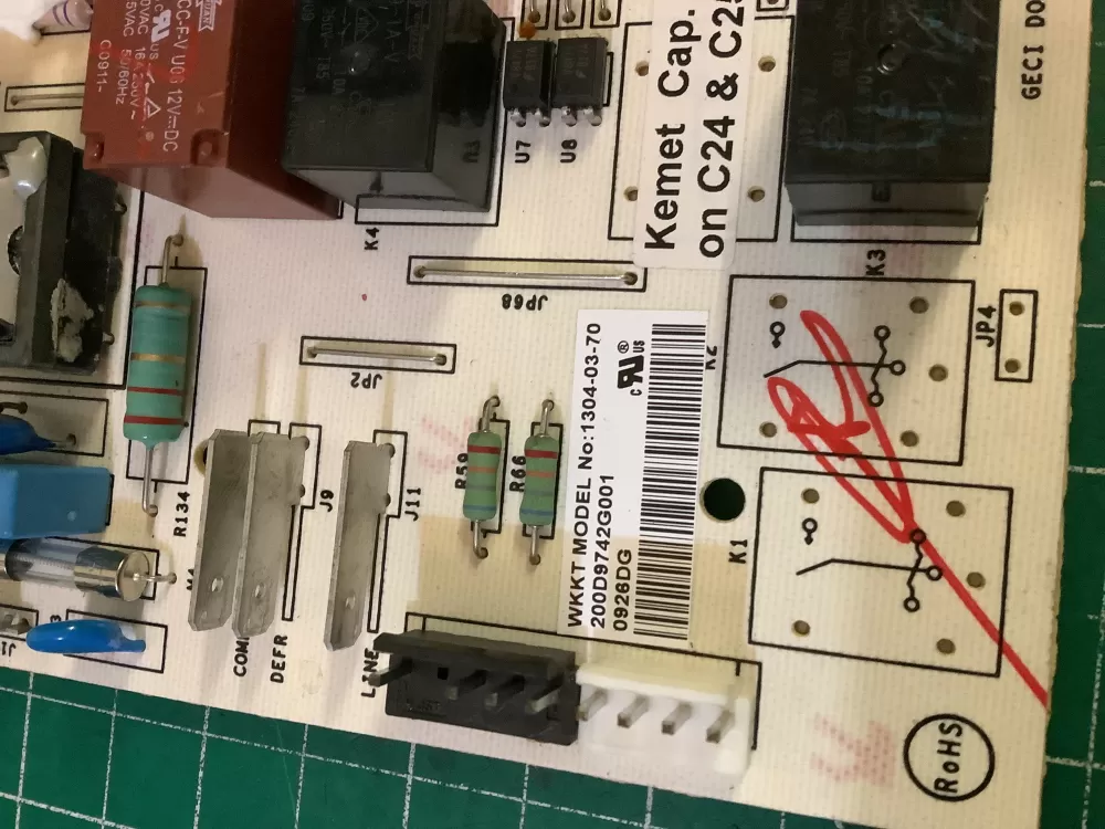 GE EBX1110P002 200D49742G001 Fridge Control Board AZ194853 | NR304