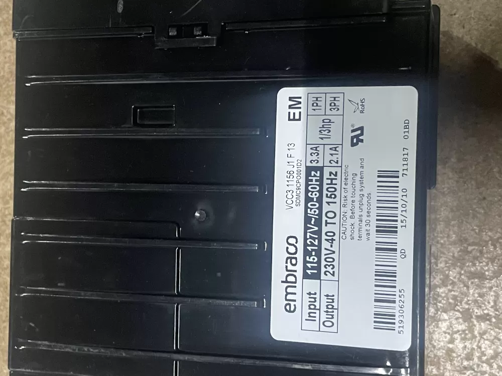 Embraco 519306255 Refrigerator Compressor Inverter Control Board AZ26320 | KM115