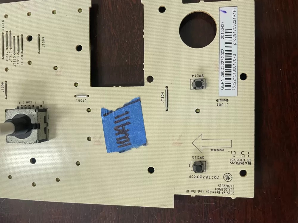 GE 290D2227G003 290D1525G002 WH18X26234 Washer Control Board AZ39151 | KM411