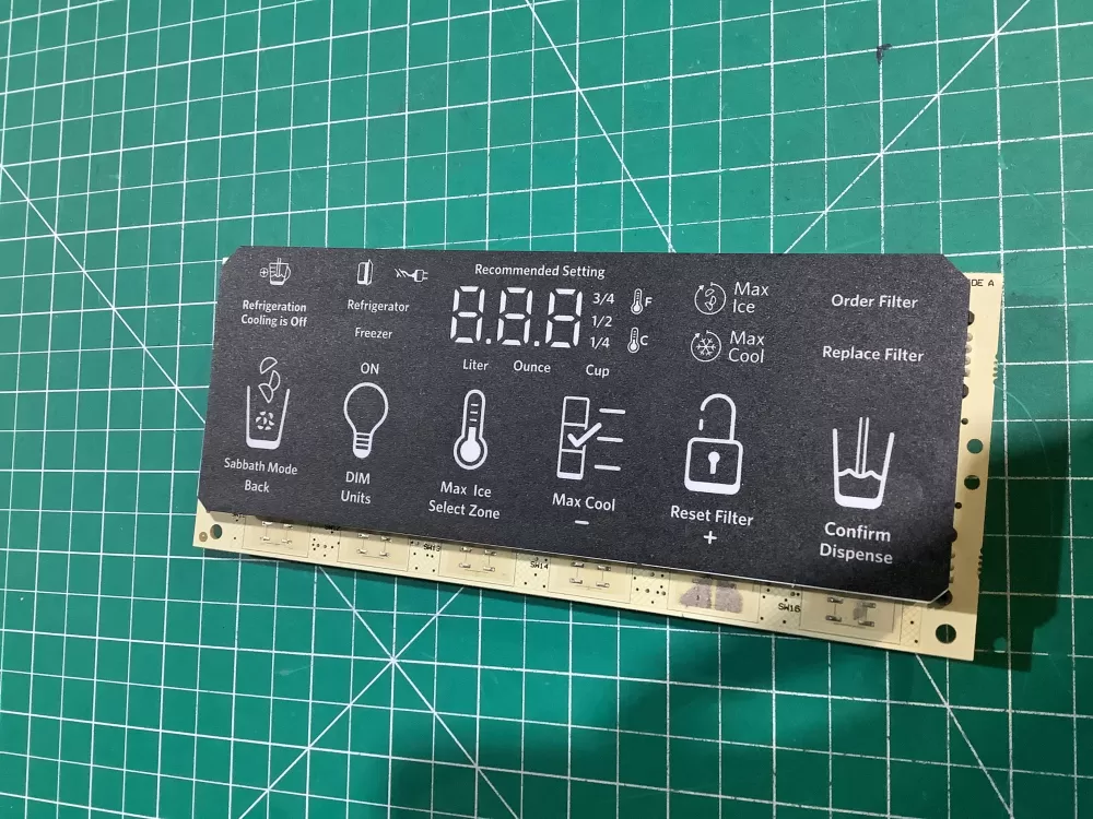 Whirlpool W10623100  W10222961 Refrigerator Dispenser Control Board