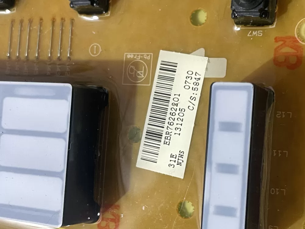 LG EBR76262201 EBR75446006 Washer Control Board AZ197498 | Wmv895