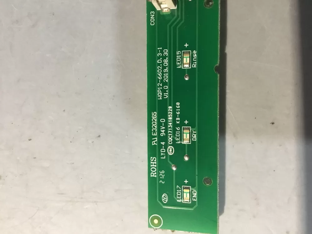 Samsung E320265 17176000018581 Dishwasher Control Board AZ117273 | BG2174