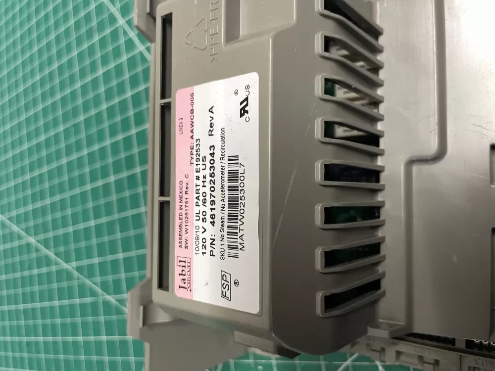 Whirlpool Washer Control Board  4619-702-25304 AZ203115 | Wmv904