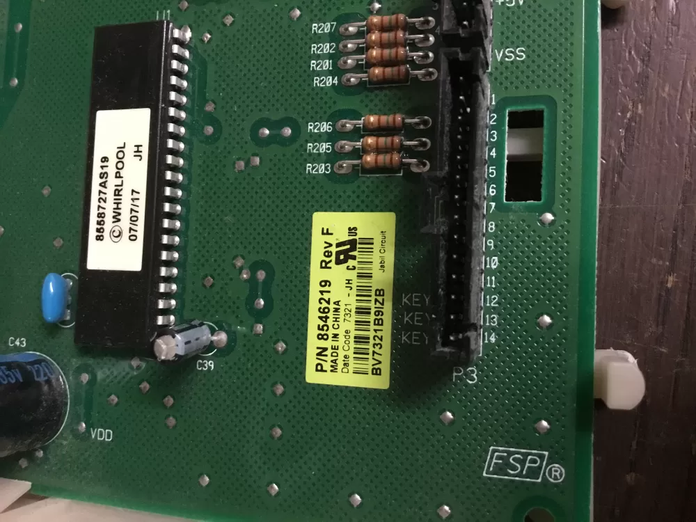 Whirlpool WP8546219 Dryer Control Board AZ17375 | NR24