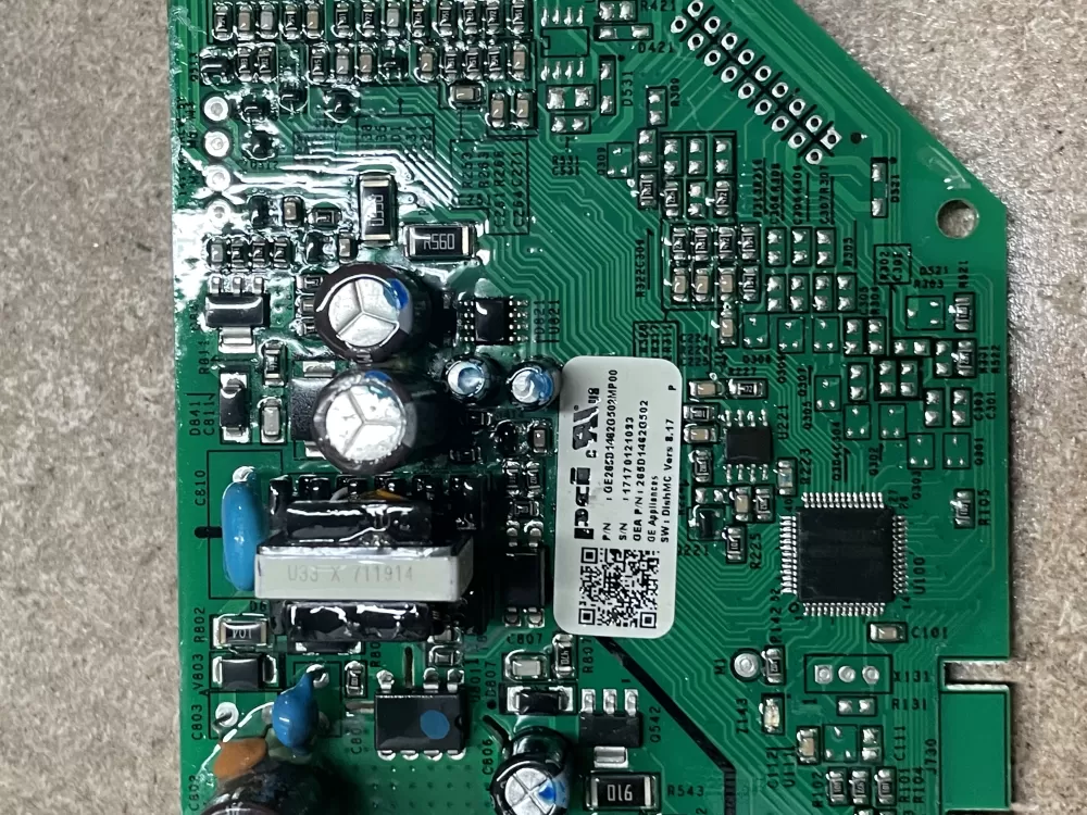 GE 265D1462G502 WD21X24900 PD00053517 WD21X23096 WD21X23717 WD21X24117 WD21X24798 AP6890957 PS12726419 EAP12726419 GE265D1462G501MP00 265D1462G503 Dishwasher Control Board