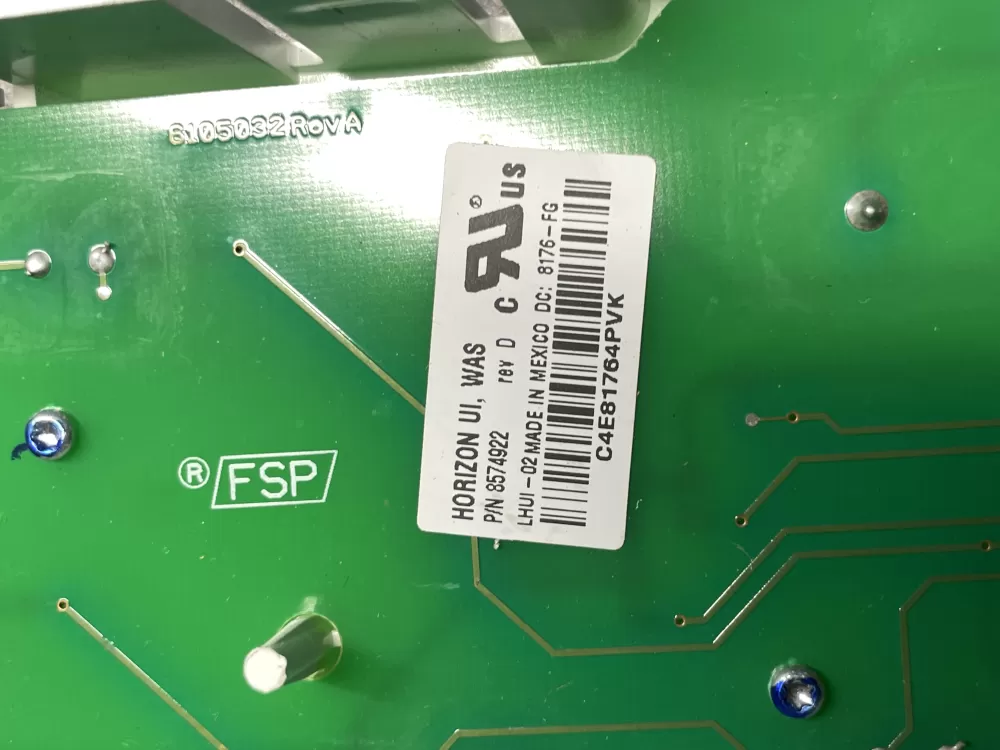 Whirlpool 8574922 Washer Control Board User Interface AZ36971 | Wm365