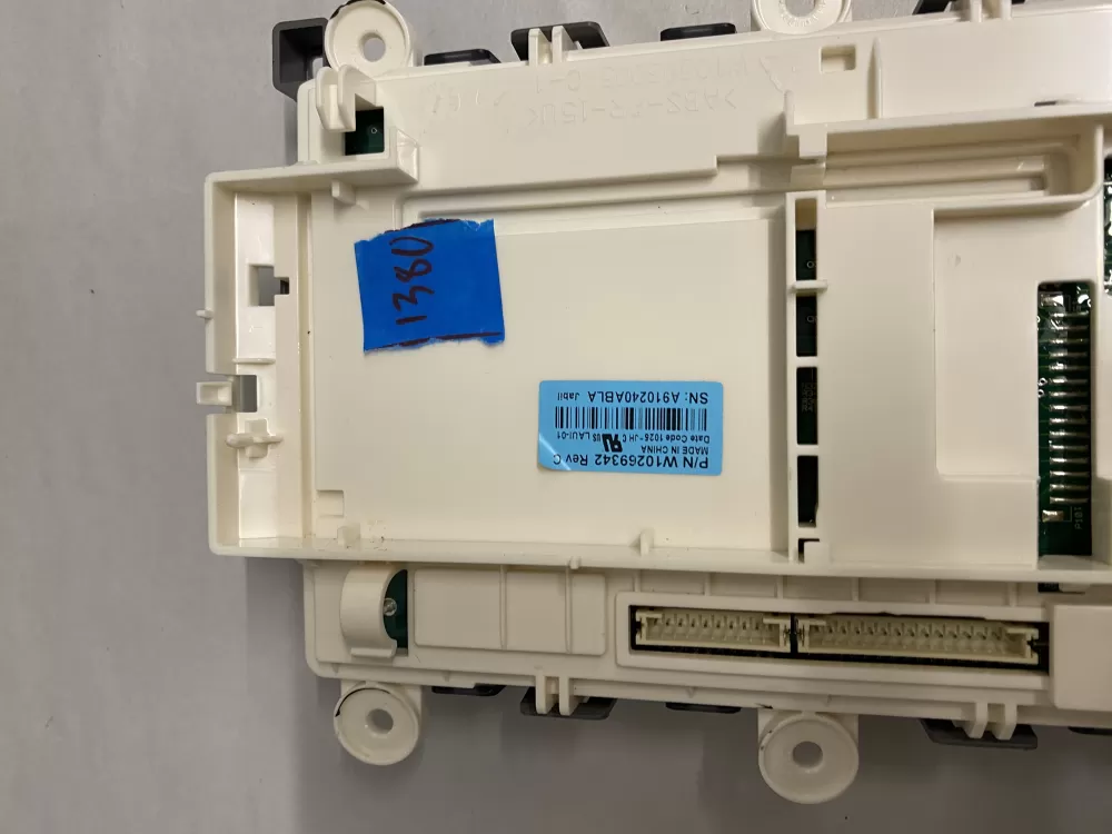 Whirlpool Maytag Washer Display Control Board UI AZ211016 | BK1380
