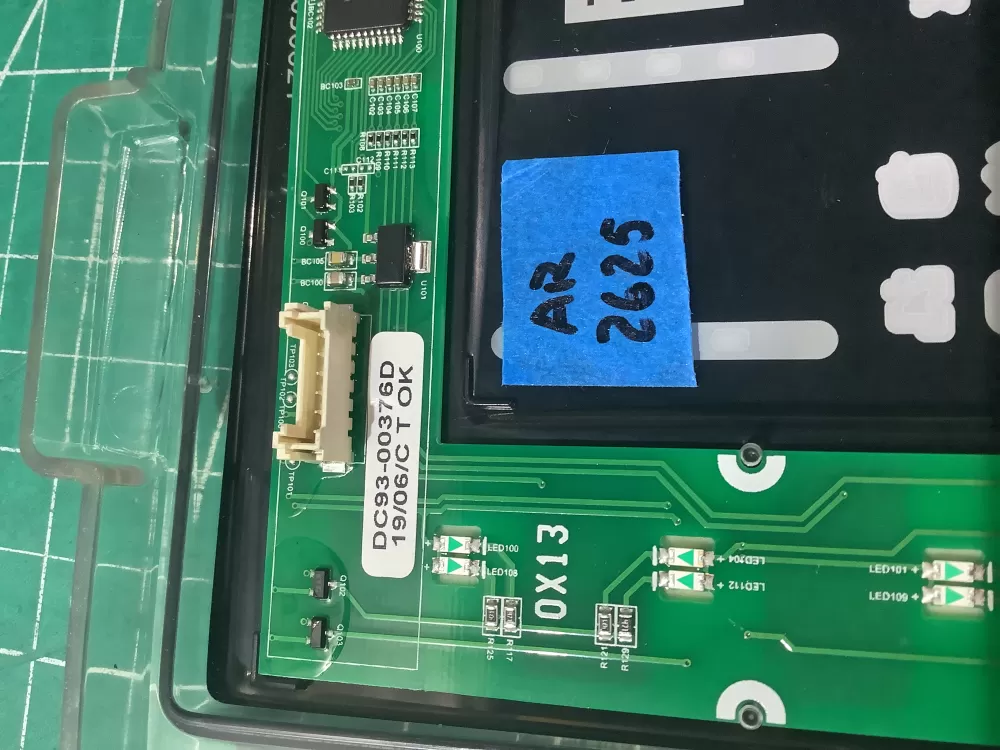 Samsung DC92-01607J DC94-06643A Dryer UI Control Board AZ193915 | AR2625