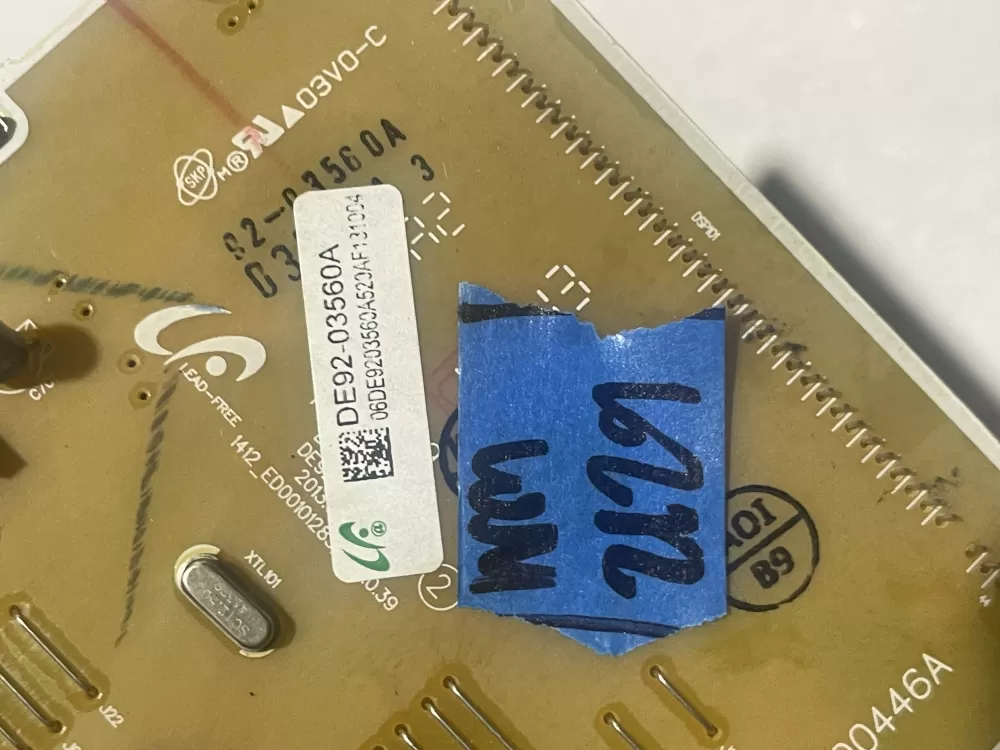 Samsung DE92-03560A Microwave Control Board AZ141193 | Wm2129
