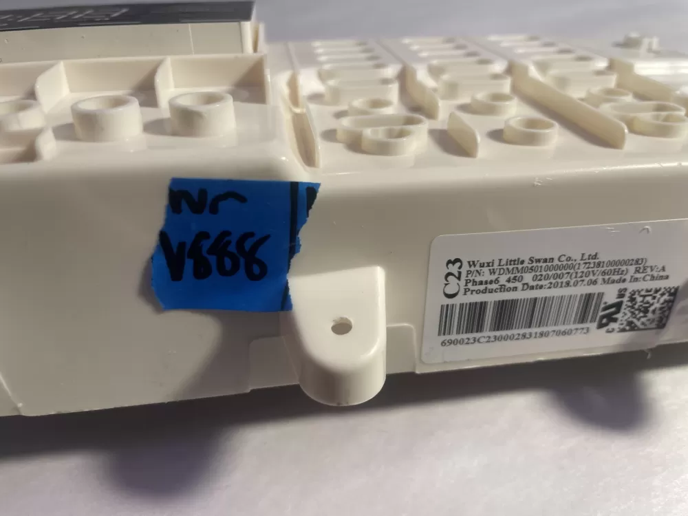 GE WH12X27293 17238100000283 Washer Control Board AZ196920 | Wmv888