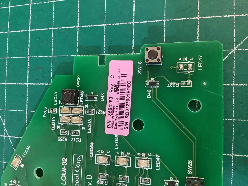 Whirlpool 8564293 8563974 Dryer Control Board AZ212766 | NR456