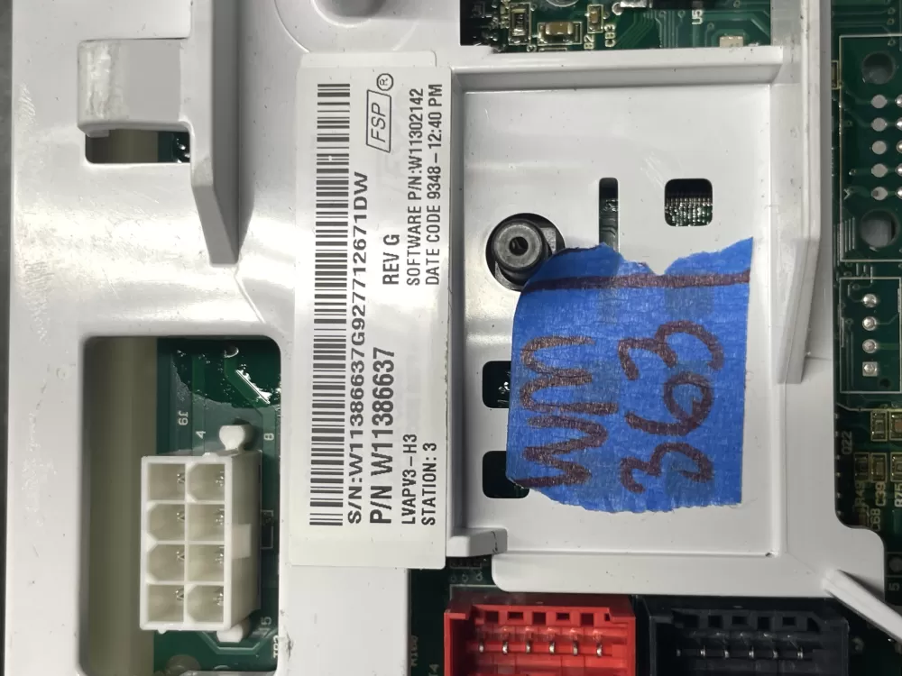 Whirlpool W11386637 W11417466 PS12745506 Washer Control Board AZ37050 | Wm363