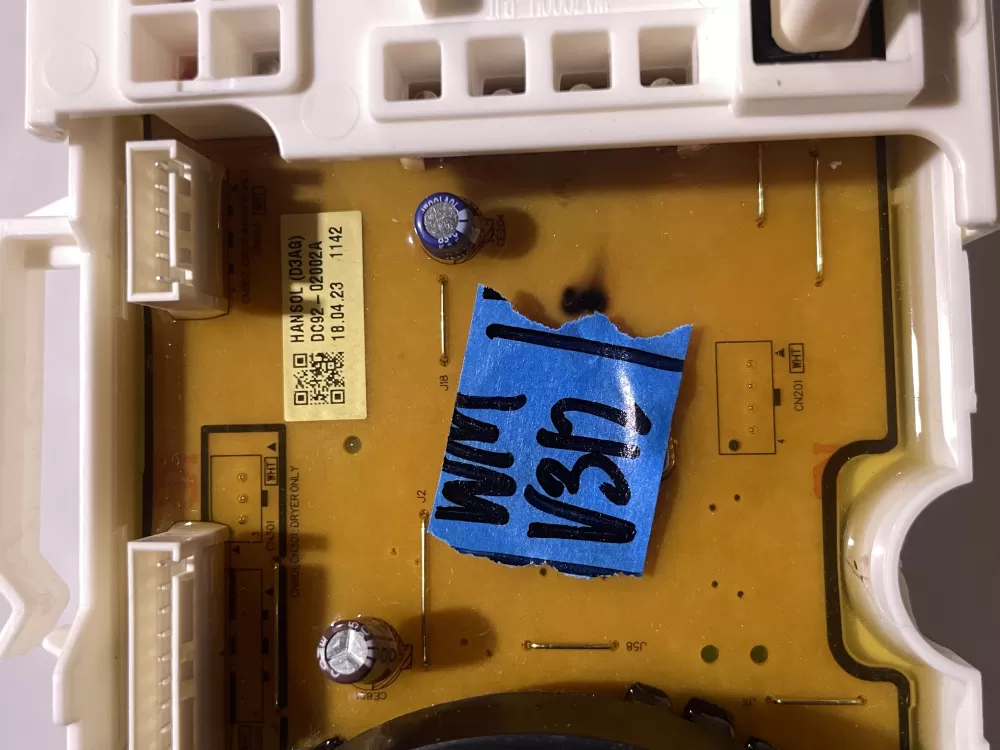 Samsung DC92 02002A Washer Control Board AZ126684 | Wmv312