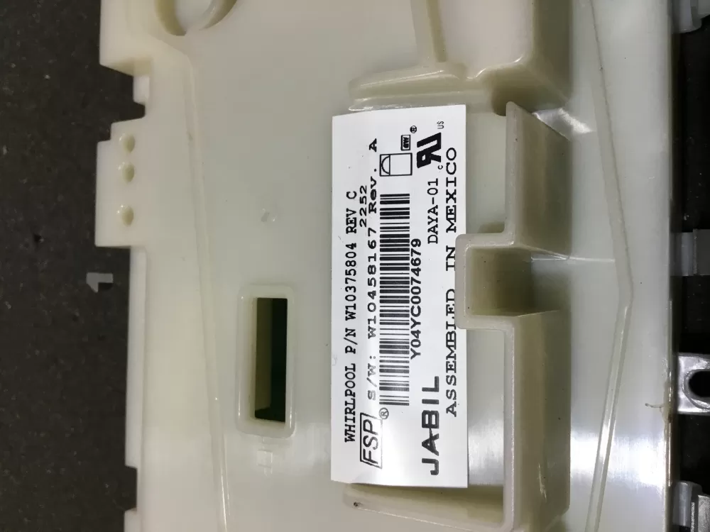 Whirlpool W10375804 W10479765 Dishwasher Control Board AZ75145 | NR1891