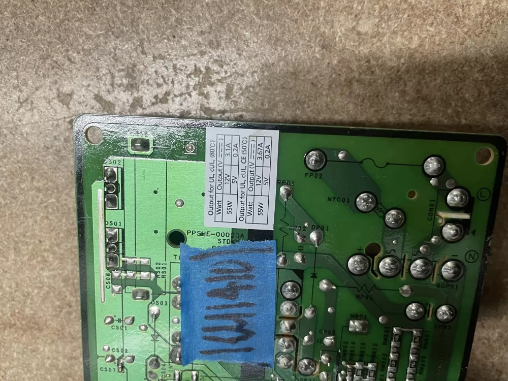 Samsung DA92 00486A Refrigerator Control Board AZ4747 | KM1410
