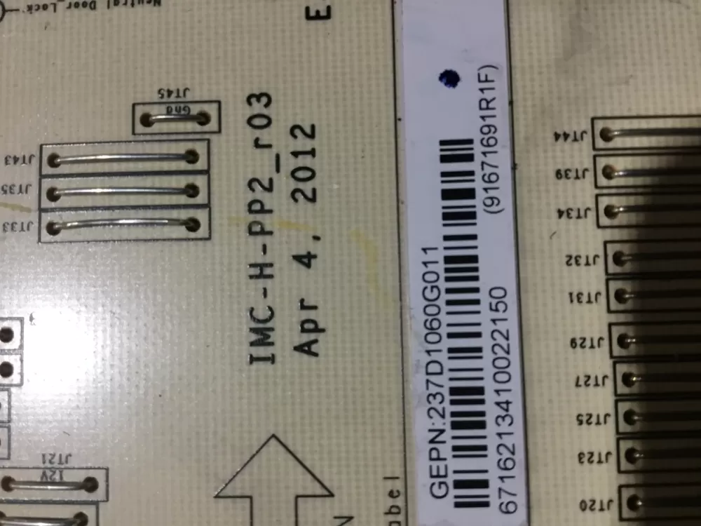 GE 237D1395G011 237D1122G001 237D1060G011 Washer Control Board AZ51779 | NRV469