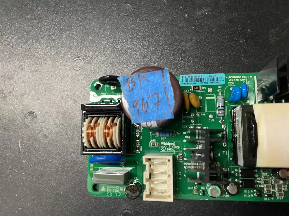 Whirlpool Maytag KitchenAid Refrigerator Control Board Power AZ19786 | BK967