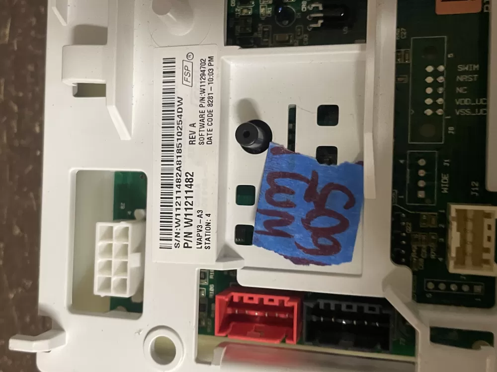Whirlpool W11211482 W11256105 W11476586  Washer Control Board AZ47211 | Wm605
