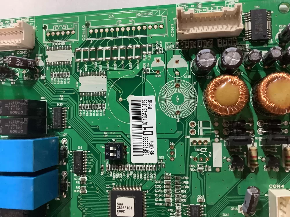 LG EBR75568901 Refrigerator Control Board AZ183701 | ZC2707