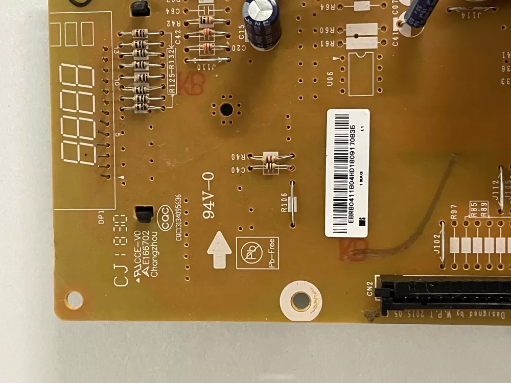LG  Kenmore EBR80411804  AP7223334  EAX66464901 Microwave Control Board Panel