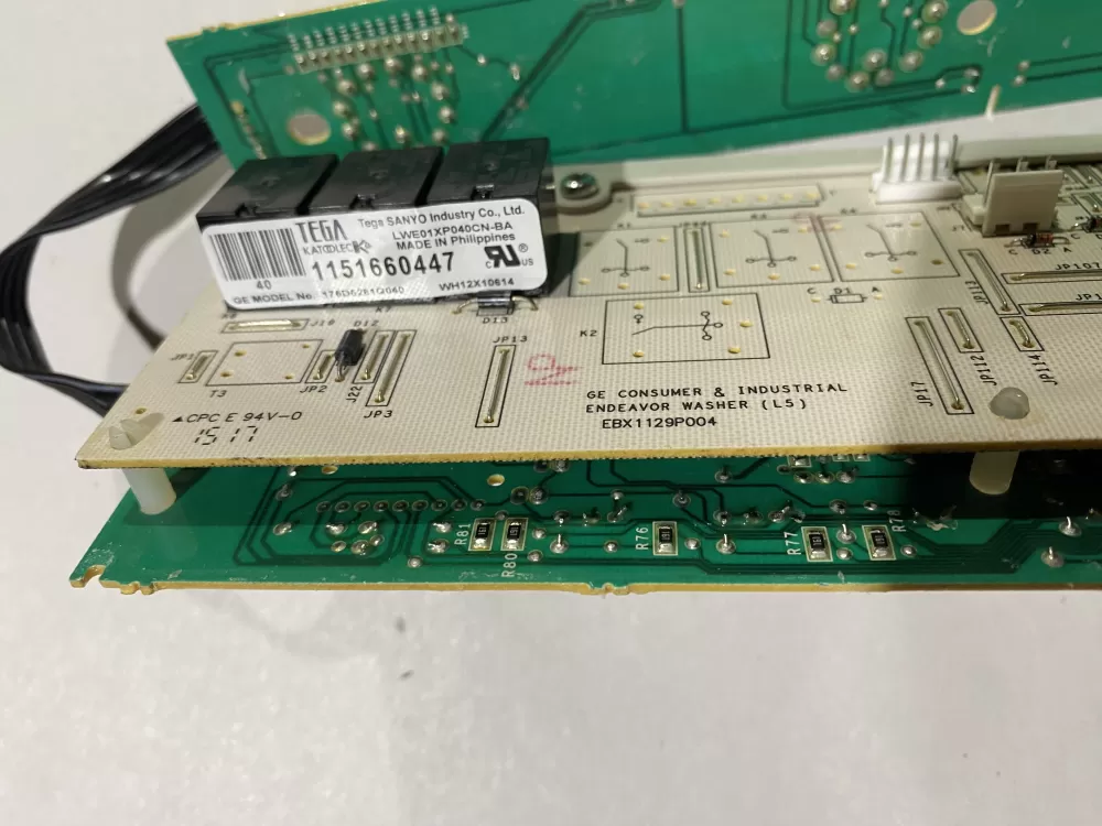 GE 175D5261G040 EBX1129P004 WH12X10614 Washer Control Board AZ141882 | BK2386