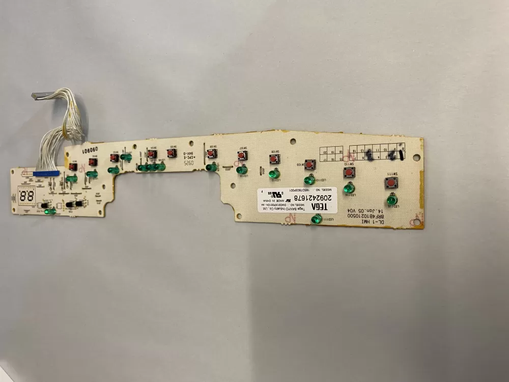 GE 165D7803P001 WD21X10378 Dishwasher Control Board AZ214306 | BK1230