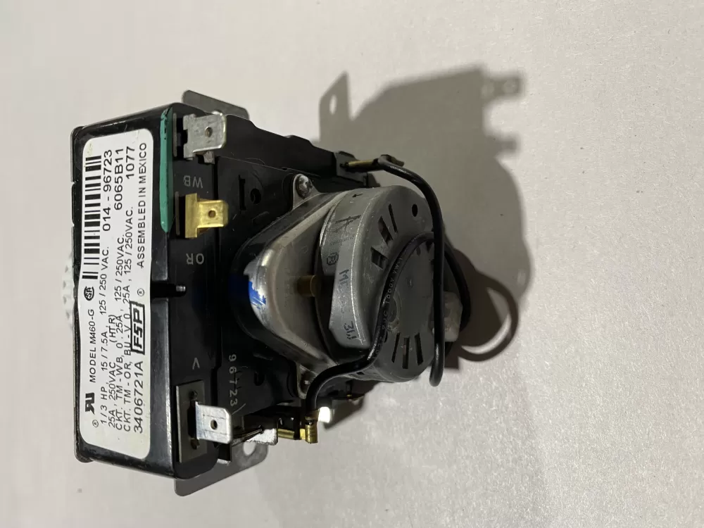 Whirlpool 3406721A AP3097855 3406721 WE04X10051 Dryer Timer  AZ119939 | BK2191