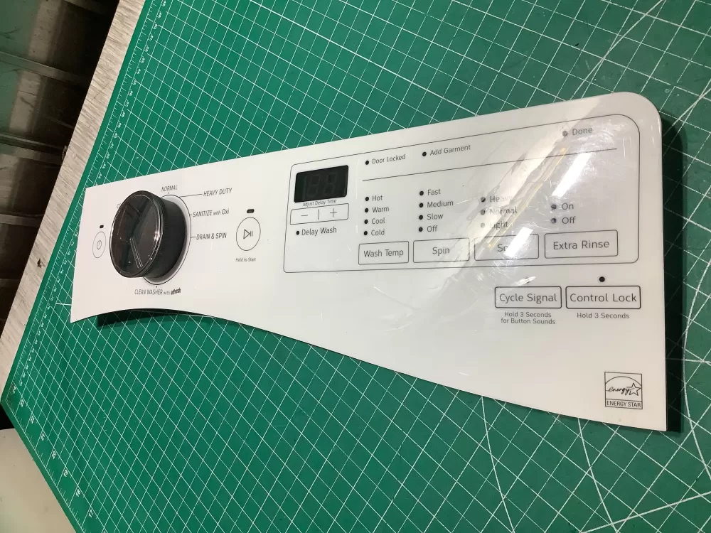 Whirlpool W10911022  AP6038038  4461064  PS11769765  W10640073  W10825110  W10825110D Washer Control Panel