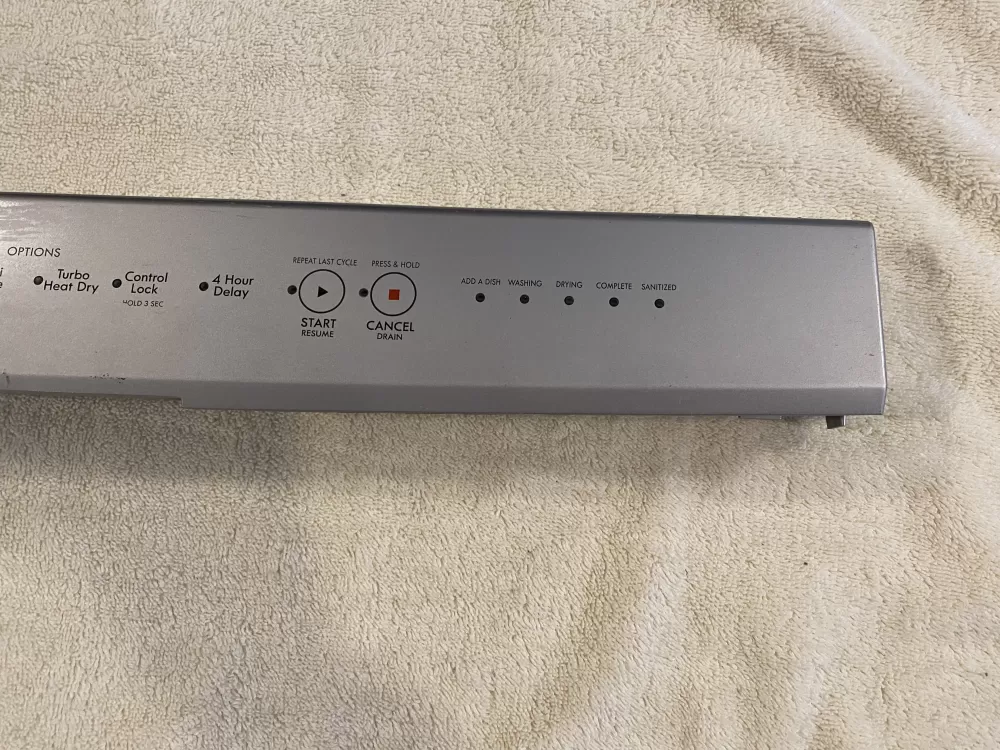 Whirlpool  Kenmore W10920094  AP6038274  W10836456 Dishwasher Control Panel