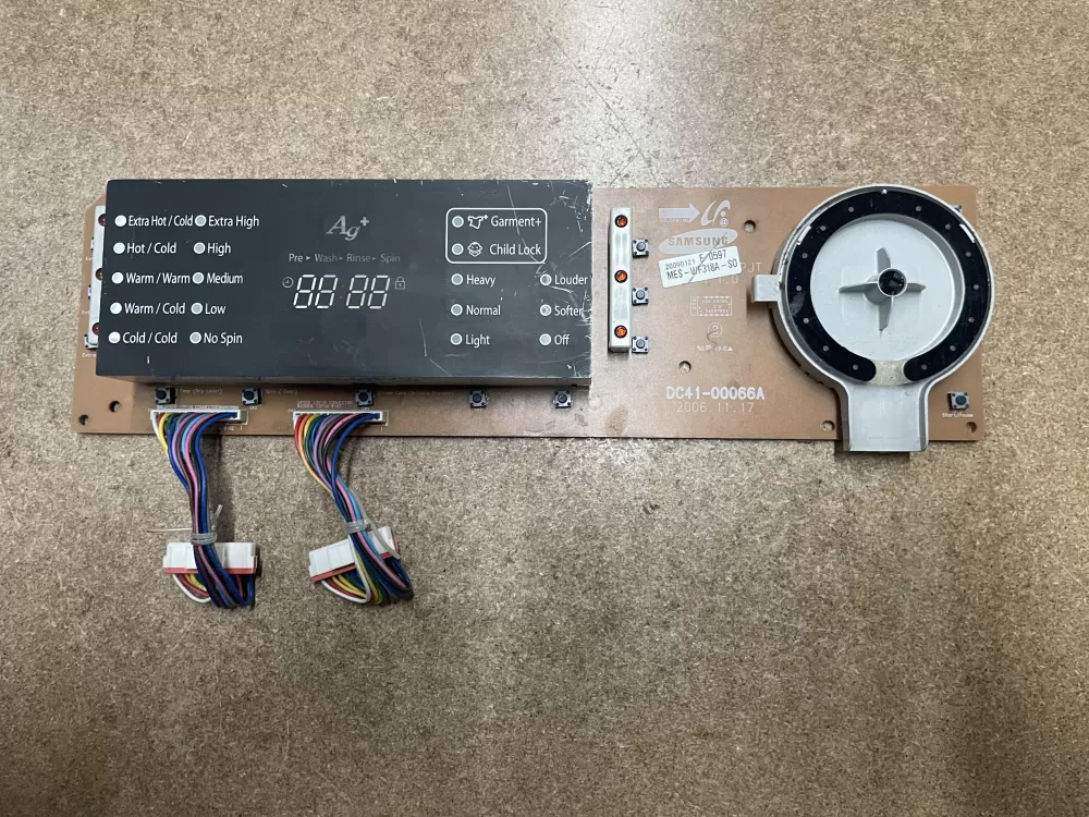 Samsung DC41-00066A Washer Control Board