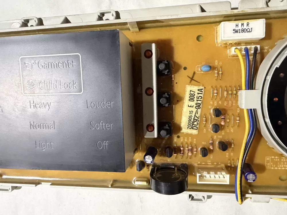 Samsung DC92 00151A Washer Control Board AZ225679 | KMV743
