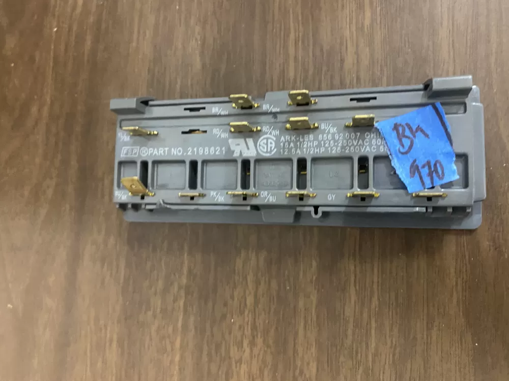 Whirlpool Maytag 2198621 Refrigerator Control Board Dispenser AZ39914 | BK970