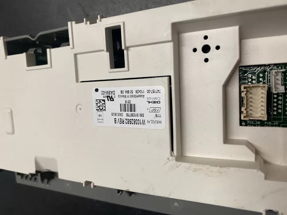 KitchenAid Kenmore AP6020246 W10195343 Dishwasher Control Board AZ23365 | BK1088
