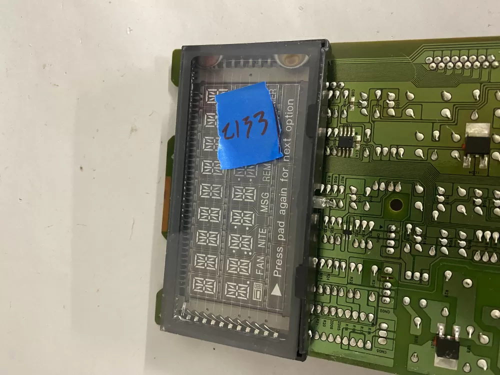 GE Wb27x10874 De41 00310b Microwave Control Board AZ204605 | BK2133