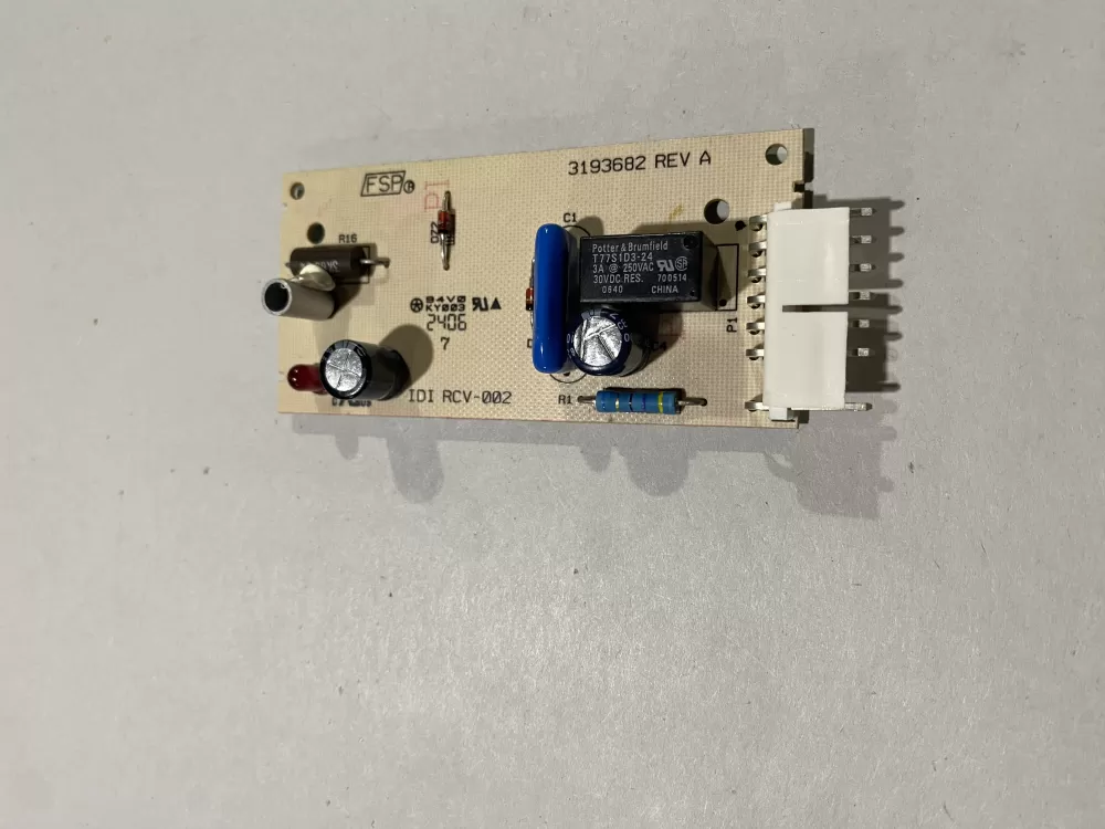 Whirlpool Kenmore Maytag KitchenAid W10757851 AP5956767 W11629974 4389102 2198585 2198586 2220398 2220402 2255114 3452789 4388635 4389102R PS10064583 TJ4389102R W10193666 W10193840 W10290817 Refrigerator Ice Control Board