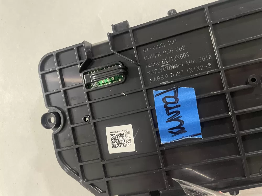 Samsung DC94-06607A Washer User Interface Control Board AZ145302 | KMV722