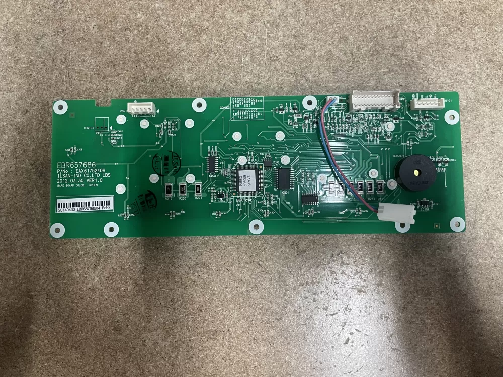 LG EBR66768604 Refrigerator Display Control Board AZ18846 | KM1203